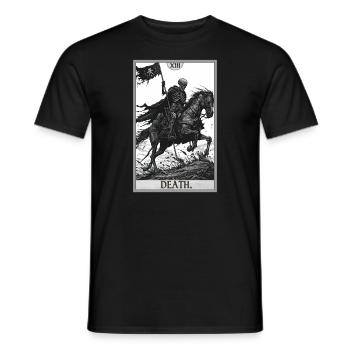 Tarot Cards Tarot Card Death Death - Men's T-Shirt - black - Front - AI Model Male 178 light (178cm)