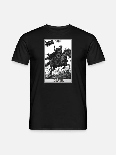 Carte dei Tarocchi Carta dei Tarocchi Morte Morte - T-shirt uomo - nero