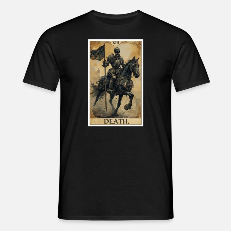 Tarotkort Tarotkort Død Død - T-shirt til herrer - sort