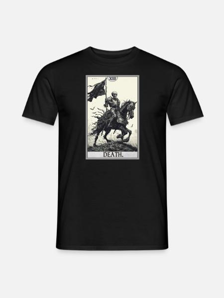 Carte dei Tarocchi Carta dei Tarocchi Morte Morte - T-shirt uomo - nero