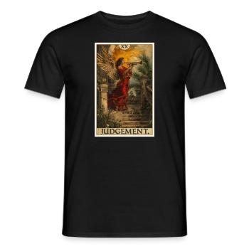Tarot Cards Tarot Card Judgement Court - Men's T-Shirt - black - Front - AI Model Male 178 light (178cm)