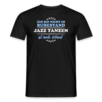 Ruhestand Rentner Pensioner Jazz-Tänzer - Männer T-Shirt - Schwarz - Vorne - AI Model Male 178 light (178cm)