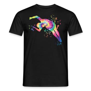 Plongeon, Plongeon synchronisé, Saut artistique - T-shirt homme - noir - Devant - AI Model Male 178 light (178cm)