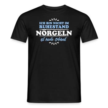 Retraités Retraités Retraités Retardataires - T-shirt homme - noir - Devant - AI Model Male 178 light (178cm)