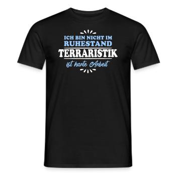Pensionné de retraite Terrarium de retraité - T-shirt homme - noir - Devant - AI Model Male 178 light (178cm)