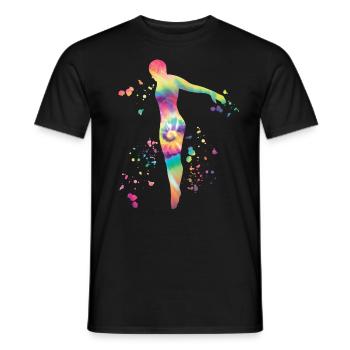 Plongeon, Plongeon synchronisé, Saut artistique - T-shirt homme - noir - Devant - AI Model Male 178 light (178cm)