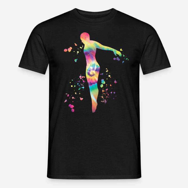 Turmspringen Synchronspringen Kunstspringen - Männer T-Shirt - Schwarz