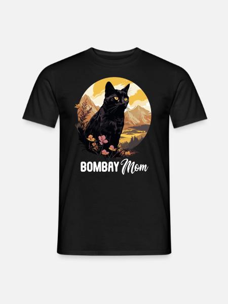 Bombay Cat Bombay Katze - Men's T-Shirt - black