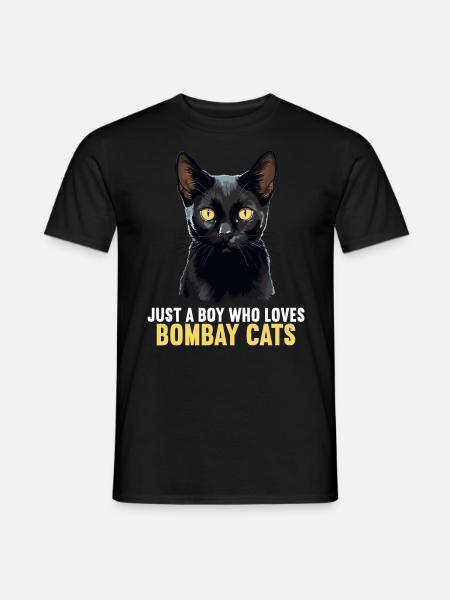 Bombay Cat Bombay Katze - Men's T-Shirt - black