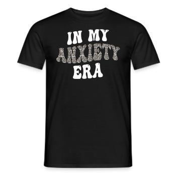 In Meiner Angst-ära Lustiges Überdenken - Männer T-Shirt - Schwarz - Vorne - AI Model Male 178 light (178cm)