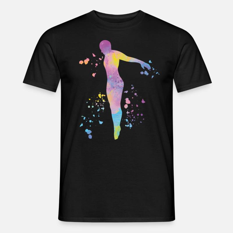 Turmspringen Synchronspringen Kunstspringen - Männer T-Shirt - Schwarz