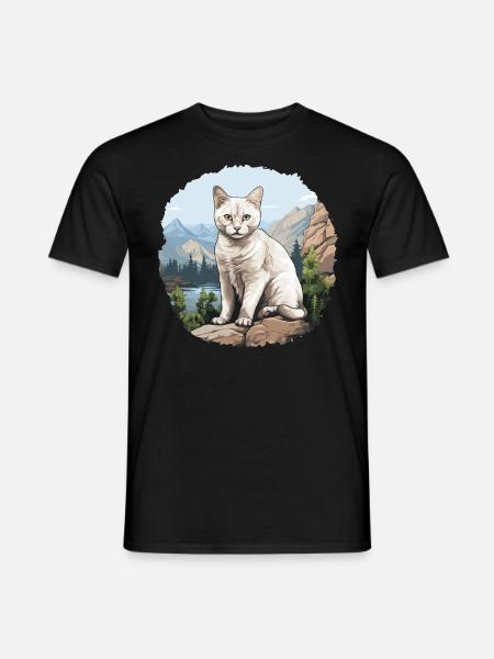Burmilla Kitten Burmilla Cat - Men's T-Shirt - black