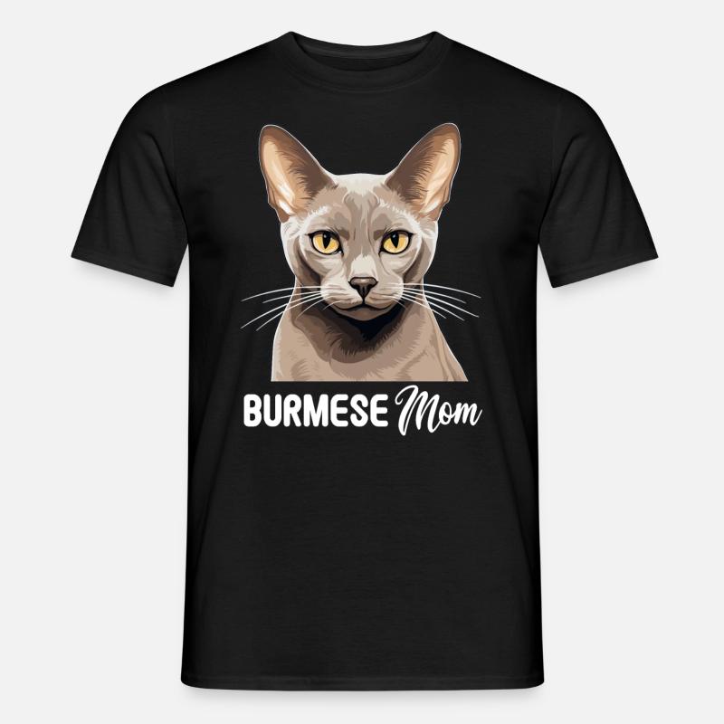Chat birman Birmanie Katze - T-shirt homme - noir
