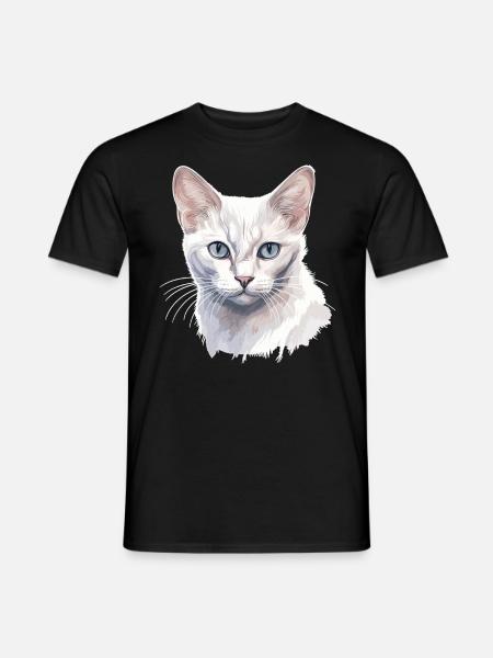 Burmilla Chaton Burmilla Chat - T-shirt homme - noir