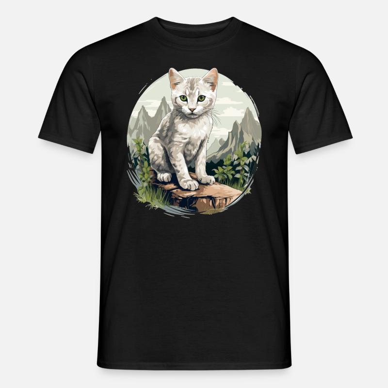 Burmilla Kätzchen Burmilla Katze - Männer T-Shirt - Schwarz