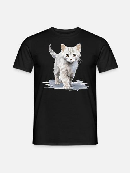 Burmilla Kitten Burmilla Cat - Men's T-Shirt - black