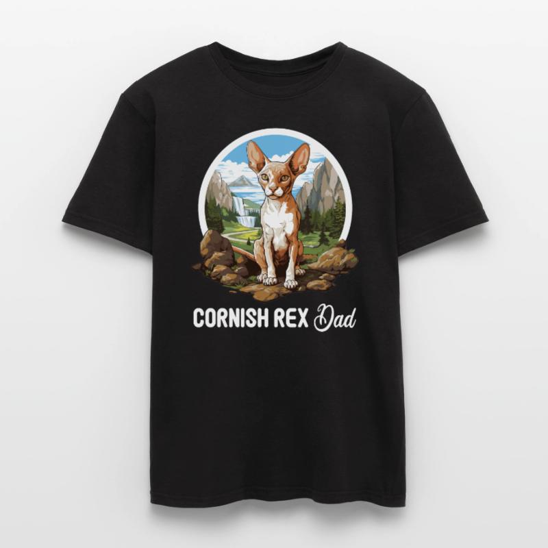 Cornish Rex Kätzchen Cornish Rex Katze Männer T-Shirt