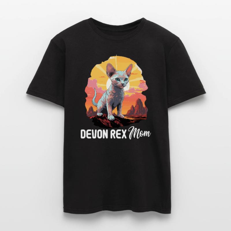 Devon Rex Kätzchen Devon Rex Katze Männer T-Shirt