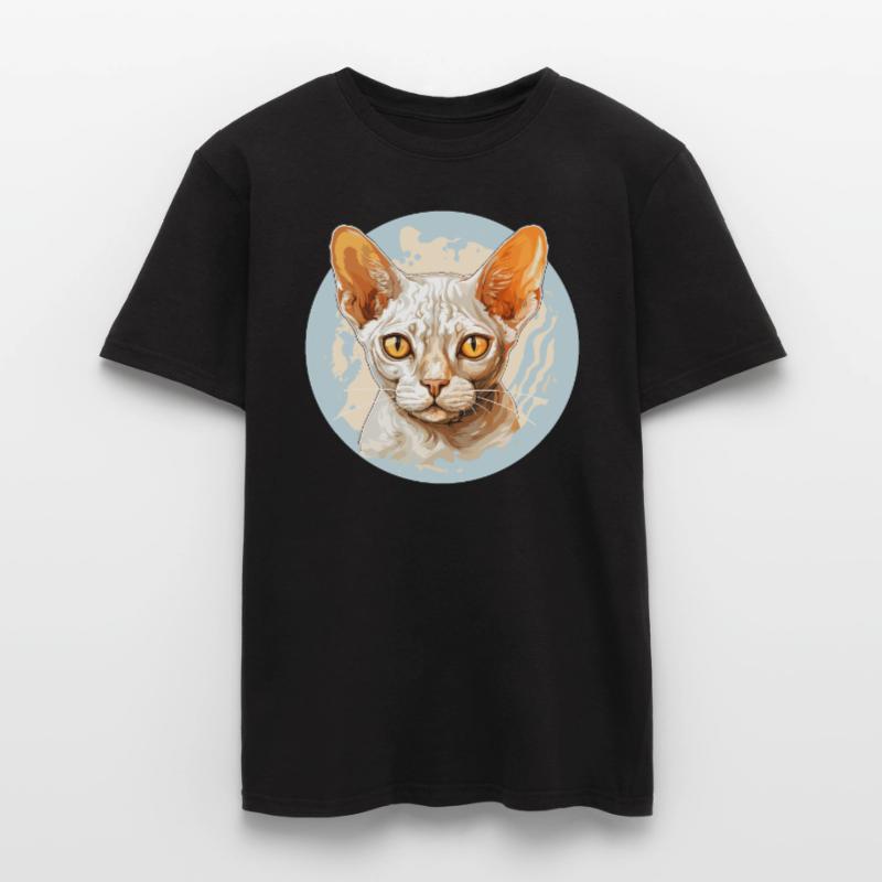 Devon Rex Kätzchen Devon Rex Katze Männer T-Shirt