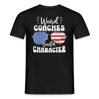 Seltsame Coaches Bilden Charakter Trainer - Männer T-Shirt - Schwarz - Vorne - AI Model Male 178 light (178cm)