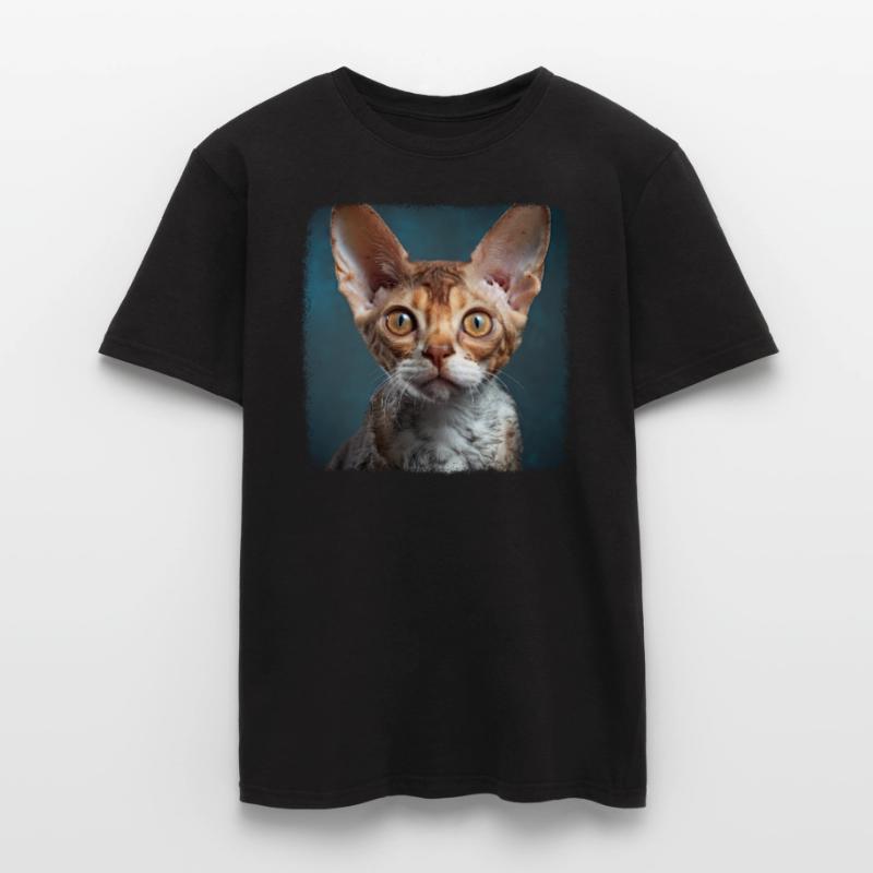 Devon Rex Kätzchen Devon Rex Katze Männer T-Shirt