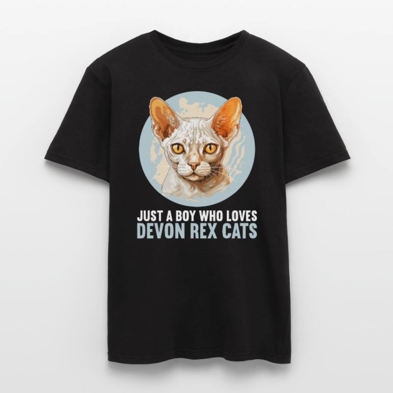 Devon Rex Kätzchen Devon Rex Katze Männer T-Shirt