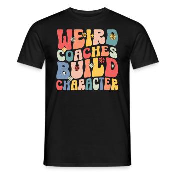 Seltsame Coaches Bilden Charakter Trainer - Männer T-Shirt - Schwarz - Vorne - AI Model Male 178 light (178cm)