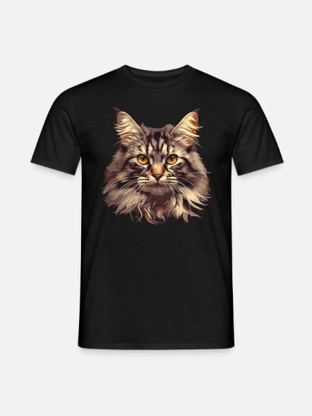 Maine Coon Kitten Maine Coon Cat - Men's T-Shirt - black