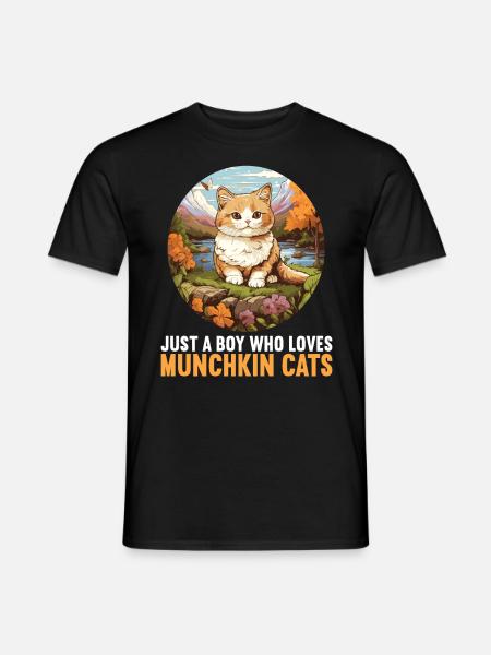 Munchkin Chaton Munchkin Chat - T-shirt homme - noir