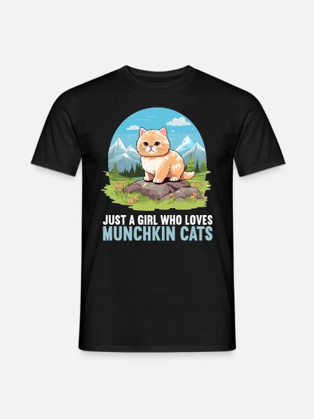 Munchkin Chaton Munchkin Chat - T-shirt homme - noir