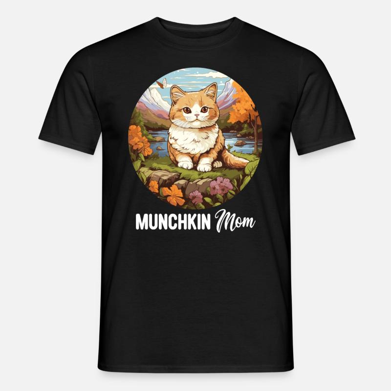 Munchkin Kitten Munchkin Cat - Men's T-Shirt - black