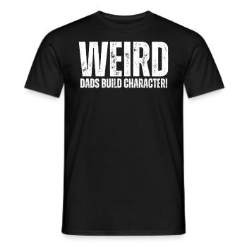 Papas bizarres Maquillage Personnage Drôle Papa - T-shirt homme - noir - Devant - AI Model Male 178 light (178cm)