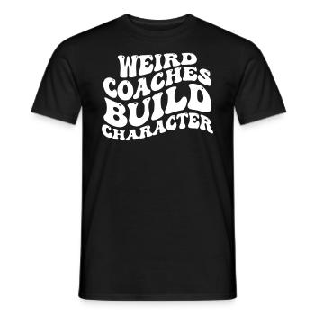 Weird Coaches Form Character Coach - Men's T-Shirt - black - Front - AI Model Male 178 light (178cm)