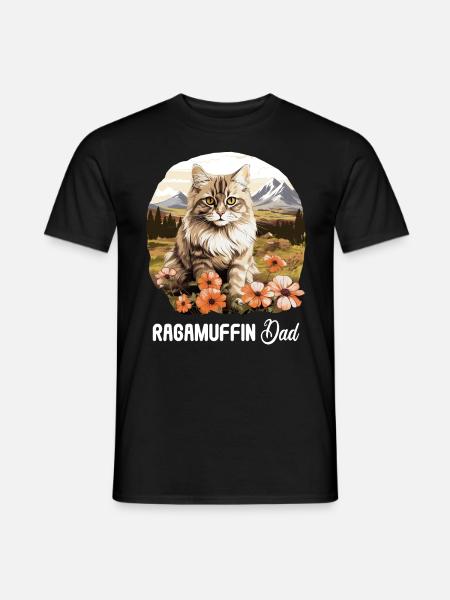 Ragamuffin Kitten Ragamuffin Cat - Men's T-Shirt - black