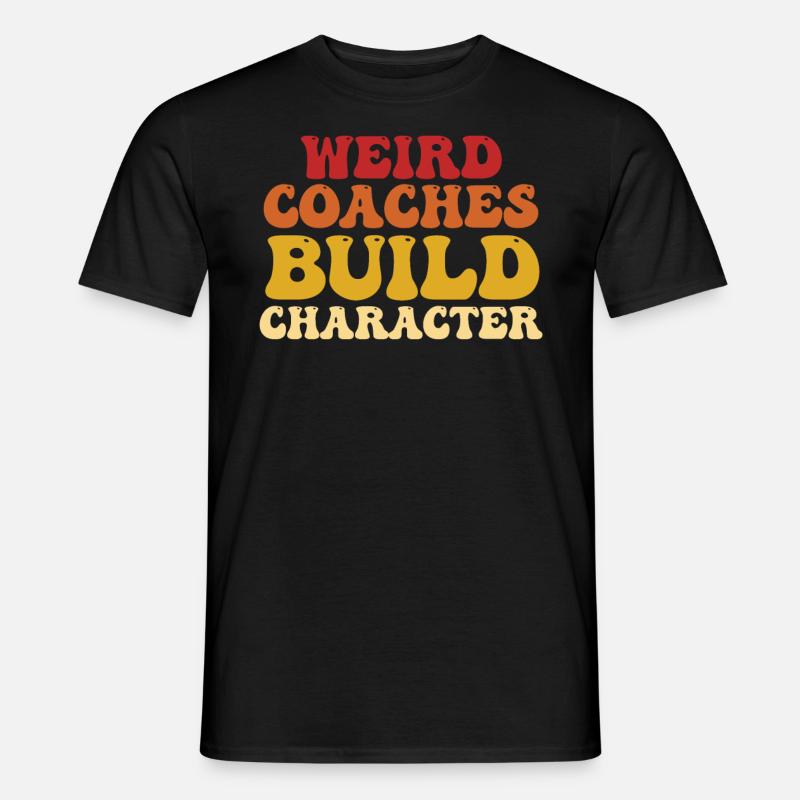 Seltsame Coaches Bilden Charakter Trainer - Männer T-Shirt - Schwarz