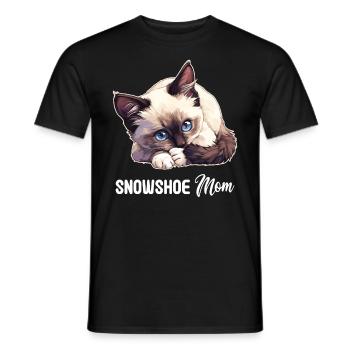 Chaton raquette Chat raquette - T-shirt homme - noir - Devant - AI Model Male 178 light (178cm)