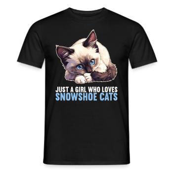 Chaton raquette Chat raquette - T-shirt homme - noir - Devant - AI Model Male 178 light (178cm)