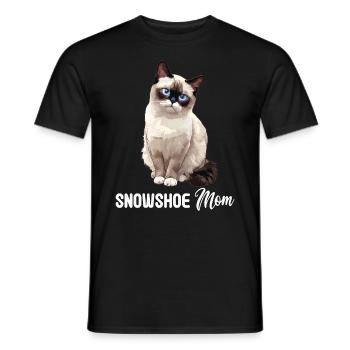 Chaton raquette Chat raquette - T-shirt homme - noir - Devant - AI Model Male 178 light (178cm)