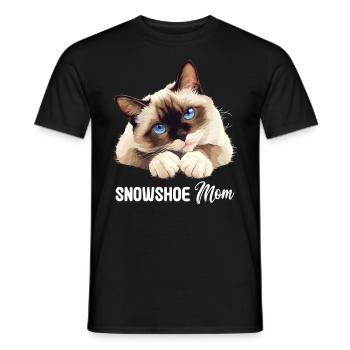 Chaton raquette Chat raquette - T-shirt homme - noir - Devant - AI Model Male 178 light (178cm)
