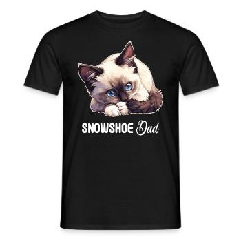 Chaton raquette Chat raquette - T-shirt homme - noir - Devant - AI Model Male 178 light (178cm)