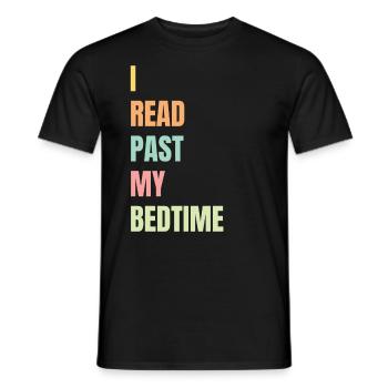 Bibliothèque livre amant lecture rat de bibliothèque - T-shirt homme - noir - Devant - AI Model Male 178 light (178cm)