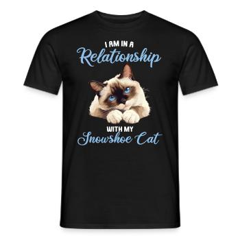 Chaton raquette Chat raquette - T-shirt homme - noir - Devant - AI Model Male 178 light (178cm)