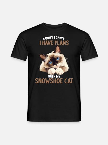 Snowshoe Kitten Snowshoe Cat - Men's T-Shirt - black
