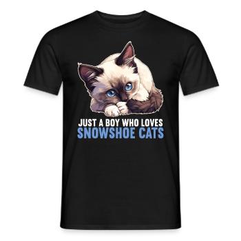 Chaton raquette Chat raquette - T-shirt homme - noir - Devant - AI Model Male 178 light (178cm)