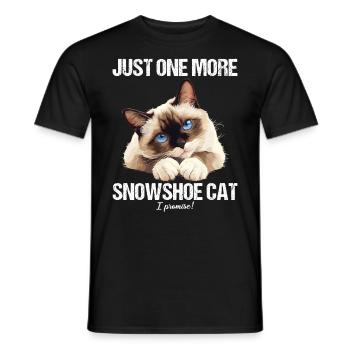 Chaton raquette Chat raquette - T-shirt homme - noir - Devant - AI Model Male 178 light (178cm)