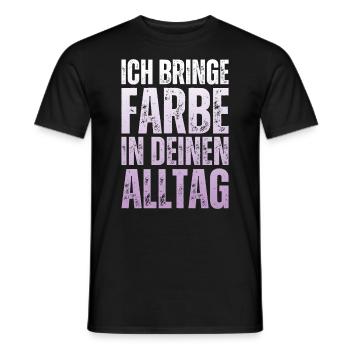 I Bring Paint Painter Dad Varnisher - Men's T-Shirt - black - Front - AI Model Male 178 light (178cm)
