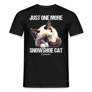 Chaton raquette Chat raquette - T-shirt homme - noir - Devant - AI Model Male 178 light (178cm)