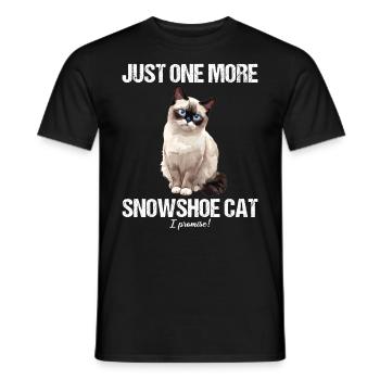 Chaton raquette Chat raquette - T-shirt homme - noir - Devant - AI Model Male 178 light (178cm)