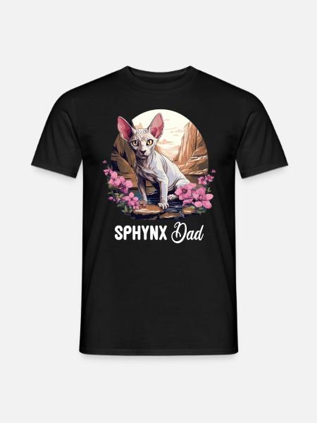Sphynx Kitten Sphynx Cat - Men's T-Shirt - black