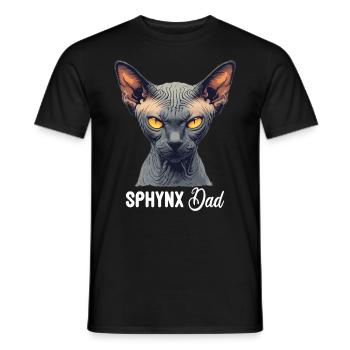Sphynx Kätzchen Sphynx Katze - Männer T-Shirt - Schwarz - Vorne - AI Model Male 178 light (178cm)